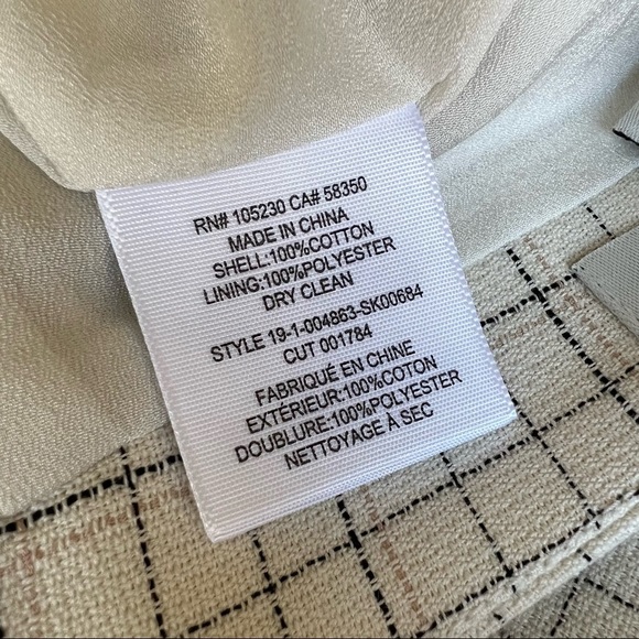 Joie Botan White Plaid Ruffle Tiered Mini Skirt, size 8 - Picture 14 of 16